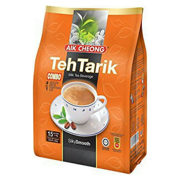 NineChef Bundle Aik Cheong Malaysia Instant 3 in 1 Coffee and Tea Mix 500g. (20g.x25 Sachets) 1 NineChef Spoon