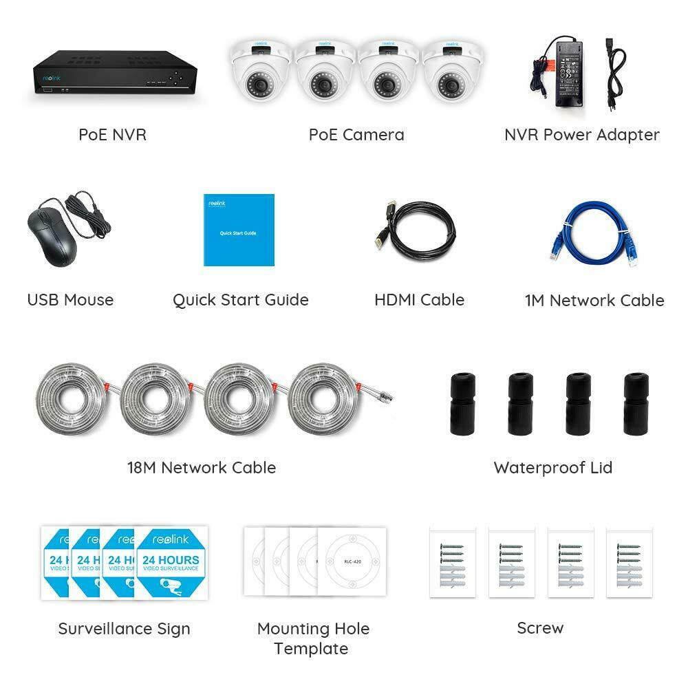 reolink 8ch 5mp poe