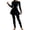 Black, variant on Muslim Swimsuits for Women Modest Burkini Islamic Arabic Swimwear Full Cover Long Sleeve Rash Guard Pants Bathing Suit 2026 Summer Beach Vacation Outfits