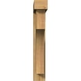 thumbnail image 2 of Ekena Millwork 6"W x 30"D x 38"H Westlake Block Rough Sawn Bracket w/ Offset Brace, Western Red Cedar, 2 of 25