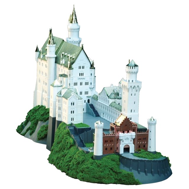 Royal Castles Neuschwanstein (Or) (Plastique model) Doyusha 1/220)