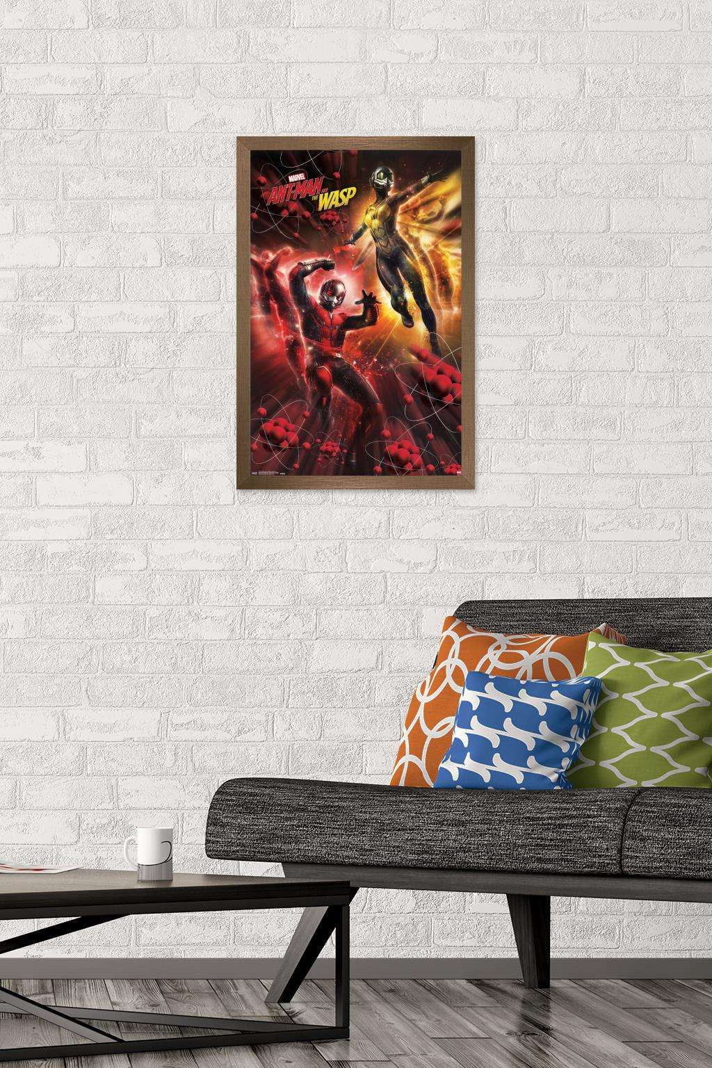 Marvel Cinematic Universe - Ant-Man and the Wasp - Subatomic Wall Poster, 14.725" x 22.375", Framed