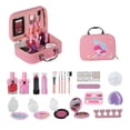 thumbnail image 1 of Juguete De Juego De Maquillaje, Juego De Juguetes De Maquillaje De Cosméticos, Caja Fuerte Brillante De Larga Duración Para Cumpleaños, 1 of 8