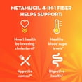 Metamucil Fiber Supplement, Psyllium Husk Fiber Powder for Digestive Health, SugarFree, 72