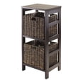thumbnail image 2 of Pemberly Row 3Pc Storage Shelf with 2 Baskets in Espresso, 2 of 2