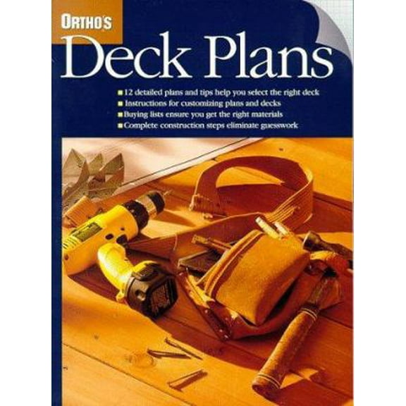Pre-Owned Ortho's Deck Plans (Paperback) by Robert J Beckstrom, Ortho Books (Editor)