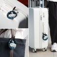 thumbnail image 6 of Swan Set of 2pcs PU Leather Round Suitcase Tags with Privacy Cover and Name ID Tag - Ideal for Travel Luggage, Handbags, Backpacks, School Bags, 6 of 6