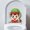 Long Eared Elf, variant on Christmas Santa Claus Toilet Cover Stickers, Waterproof Elk Reindeer Elf Toilet Lid Sticker, Xmas WC Toilet Seat Decal Bathroom Decoration (Long Eared Elf)