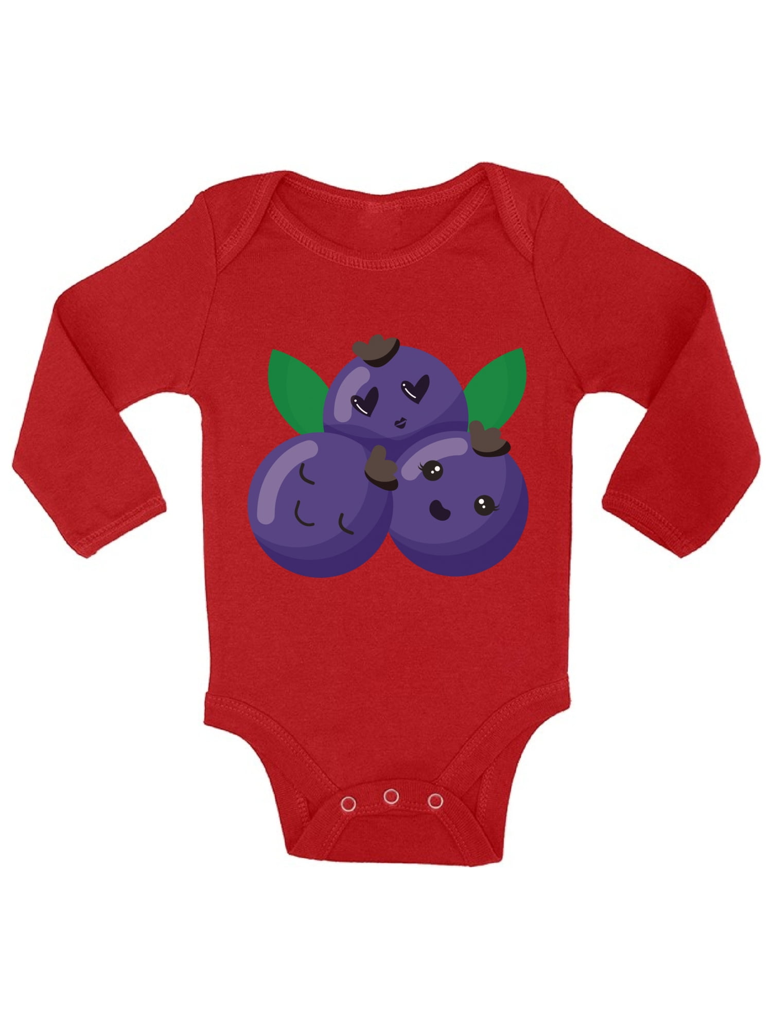 Awkward Styles Blueberry Baby Clothes Blueberry Baby Bodysuit Long