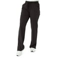 thumbnail image 3 of ave. Varick Women's Six Pocket Midrise Straight Leg Scrub Pant in Black, XXS, 3 of 6
