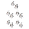 thumbnail image 2 of Bewildely 2 Pieces Curtain Rod Fixed Clips Household Drape Clips Bracket Curtains Fixing Professional Accessory Hardware Wall-mounted Type2 NO2, 2 of 6
