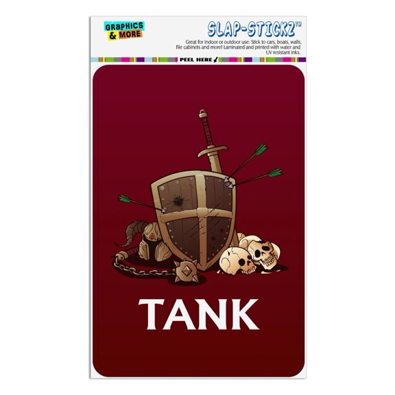 Tank Warrior RPG MMORPG Class Role Playing Game Home Business Office Sign