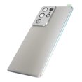 thumbnail image 4 of Back Cover Glass Replacement Phone Rear Glass Door with Pre Installed Camera Frame Tape for Galaxy S21 Ultra 5G Silver, 4 of 5