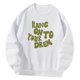 thumbnail image 3 of Sudadera con capucha para hombre y mujer, sudadera con cuello redondo, Tops Y2K, sudadera informal de manga larga con cuello redondo para uso diario , blanco, M Yinane Sudaderas con cuello redondo, 3 of 8