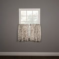 thumbnail image 4 of Ellis Curtain Abigail Design Printed Room Darkening Window Rod Pocket Pair Set With 2 Tiers - 2-Piece - 56x36", Multi, 4 of 7
