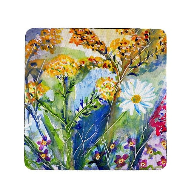 Betsy Drake CT166 Sous-Verre de Fleurs Sauvages - Lot de 4
