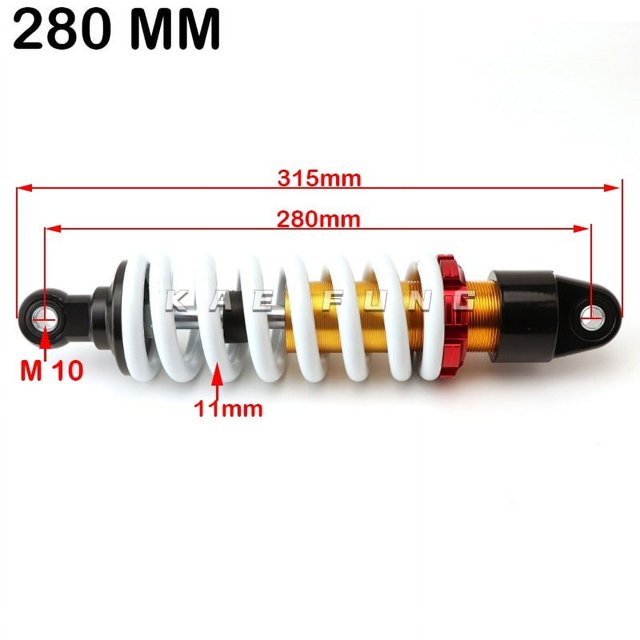 Accesorios para motocicletas todoterreno para pequeños monos Apolo Kawasaki m3 amortiguador trasero universal ajustable