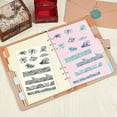 thumbnail image 6 of Wave Clear Stamps Sea Silicone Clear Stamp Seals Vintage Transparent Silicone Stamps for Birthday Cards Making DIY Scrapbooking Journal Photo Album Decoration, 6 of 9
