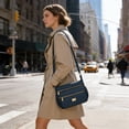 thumbnail image 5 of Dxzfnsa Trending Crossbody Bag For Women Large Capacity Crossbody Bag For Women Fabric Multi Pocket Shoulder Bag Fashion Commuters Bag For Daily Use, 5 of 6