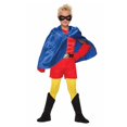 thumbnail image 1 of Superhero Blue Costume Cape Child, 1 of 1