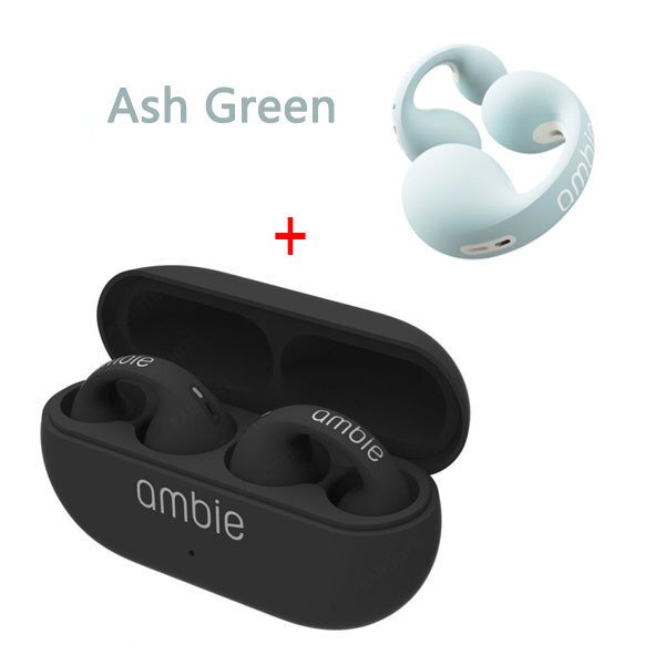 Auriculares inalámbricos con Bluetooth, audífonos deportivos con gancho para la oreja, TWS, con sonido Ambie, Pro 1:1, actualización