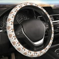 thumbnail image 4 of Cauagu Vintage Autumn Truck Print Car Steering Wheel Cover - Universal Car Accessory for Diverse Cars for Steering Wheel with a Diameter of 14.5"-15", 4 of 7
