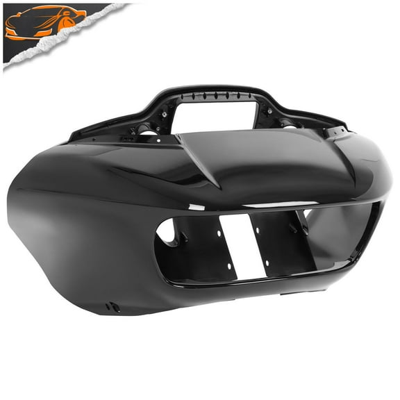 Vivid Black Inner & Outer Front Fairing For Harley Road Glide FLTRX 2015-2024