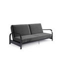 thumbnail image 3 of DHP Black Metal Arm Futon Frame with 6-Inch Pocket Coil Futon Mattress, 3 of 8