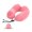 Pink 1 Set, variant on Ruanlalo Inflatable Pillow U-Shaped Neck Support Full Filling Portable Nap Cushion Inflatable Headrest Cushion with Storage Bag