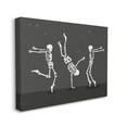 thumbnail image 3 of Stupell Industries Three Dancing Skeletons Holiday Painting Gallery Wrapped Canvas Print Wall Art, 30 x 24, 3 of 7