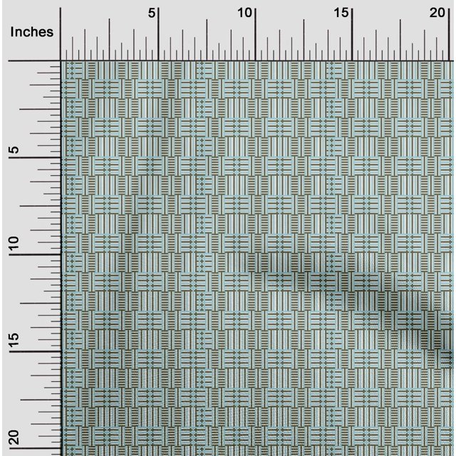 oneOone Silk Tabby Fabric Stripe Geometric Print Sewing Fabric BTY 42 Inch Wide