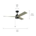 thumbnail image 5 of Kichler Lighting - Spyn Lite - 3 Blade Ceiling Fan with Light Kit-14.25 Inch, 5 of 7