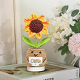 thumbnail image 2 of Handmade Crochet Sunflower - Emotional Support Plant, Mothers Day, Birthday Gift for Women, Friend Sister, Coworker, Desk Decor,Gifts for her, 2 of 7