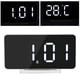 thumbnail image 5 of Reloj De Espejo, Alarma Dual De Reloj Despertador Digital De Carga USB Con Monitor De Temperatura Para Estudio Para Oficina ANGGREK Digital Mirror Clock, 5 of 8