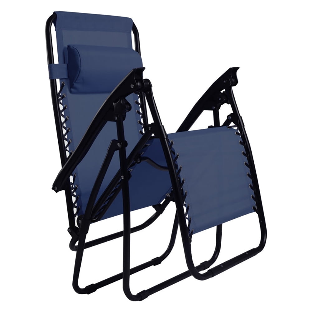 Aimee Lii Outdoor Folding Zero Gravity Reclining Lounge Chair, Folding Patio Chairs, Blue Aimee Lii Outdoor Folding Zero Gravity Reclining Lounge Chair, Folding Patio Chairs, Blue