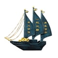 thumbnail image 1 of Estatuilla de , estatua de barco de resina, regalo de año Nuevo Chino 2024, adorno de mesa para escritorio, dormitorio, sala de estar, regalo de Azul mayimx Escultura de escritorio, 1 of 9