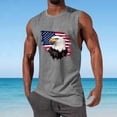 thumbnail image 2 of ZRGHAOYLQ 4th of July Tank Tops for Men 250 Anniversary Patriotic Sleeveless Shirts Stars and Stripes Print Tanks Independence Day Muscle Tanks Crewneck Tops, 2 of 6