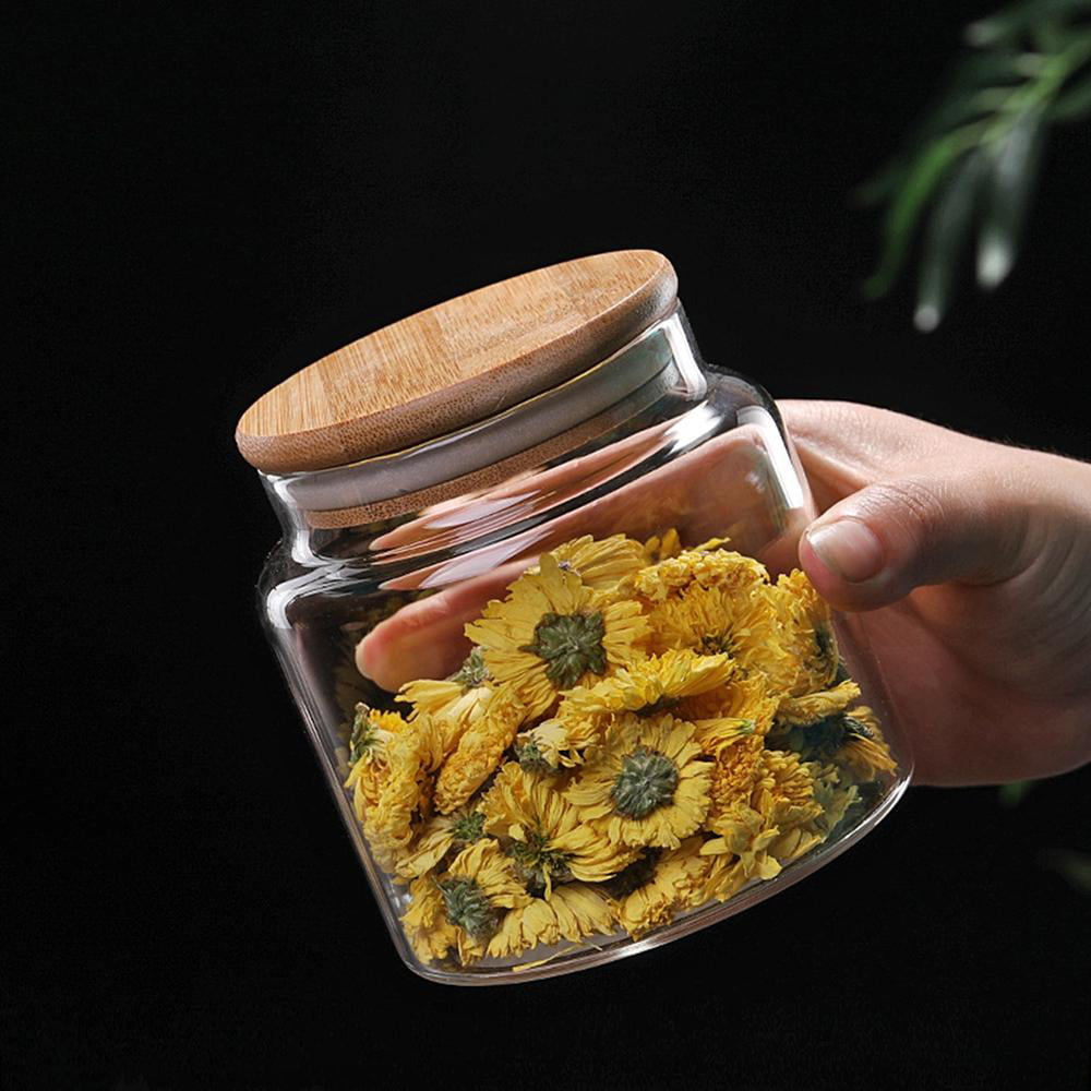 Glass Jars for Food Storage, Airtight Glass Food Canisters for Home