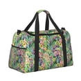 thumbnail image 2 of Balery Watercolor Blooming Cactus Bolsa de Gimnasio para Mujeres, Bolsa de Viaje con Bolsillo Húmedo, Bolsa de Fin de Semana para Mujeres, Bolsa de Viaje Resistente al Agua, 2 of 7