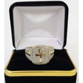 thumbnail image 2 of Real 10k Yellow Gold Diamond Mens Ring Ankh Cross Band Wedding Genuine Natural, 2 of 7