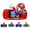 Red, variant on PXP3 Handheld Video Game Console Slim Includes 100 Games (Balck)