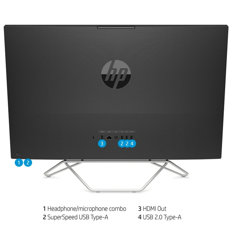 HP 27 inch Touch Screen All-in-One Desktop PC, AMD Ryzen 7, 12GB RAM, 1TB  SSD, Windows 11 Home, 27-cr0023w