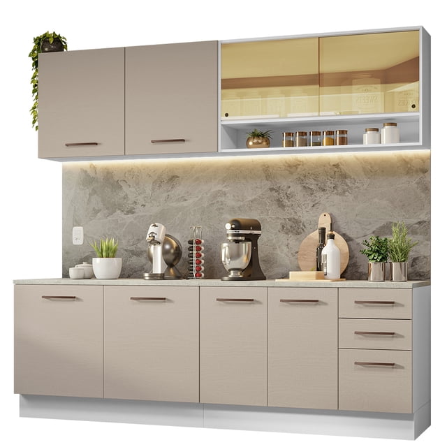 Cocina Integral Completa Modular Madesa Agata 240cm BC 01