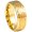 Gold, variant on 8mm Mens 2-Tone Tungsten Wedding Band, Hammered Center, Stepped Edge Engagement Ring - TN946WAs10