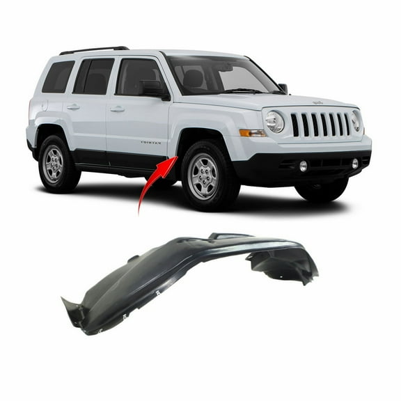 DCP Front Right Passenger Side Fender Liner For 2011-2017 Jeep Patriot CH1249165