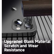 MAGIC JOHN 2 Pack Camera Lens Protector for iPhone 16 Pro Max iPhone16 Pro 9H Aerospace Tempered Glass Anti-Scratch Durable Case Friendly