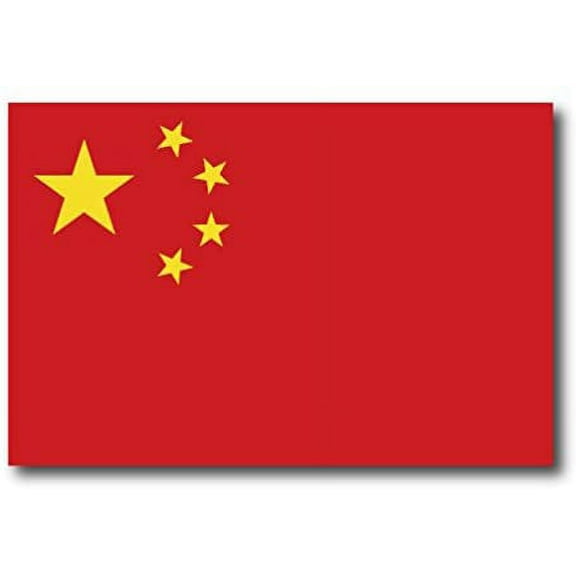 China Flag Car Decal - 3" x 5"