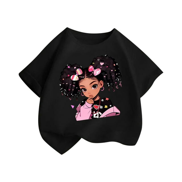 T-Shirt Graphique à Manches Courtes pour Garçons, Mélange de Coton Doux, Col Rond, Imprimé à la Mode, pour Enfants de 3 à 14 Ans, Tenue d'Été Décontractée