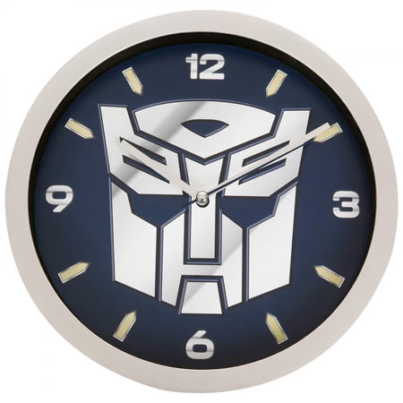 Transformers Autobot Insignia Chrome Wall Clock photo Transformers Autobot Insignia Chrome Wall Clock featured image