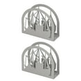 thumbnail image 4 of Servilletero, Innovador Patrón Ahuecado, Servilletero Vertical De Metal Con Rebabas De Acero Inoxidable, Multiusos, 2 Piezas Para El Hogar, 4 of 8